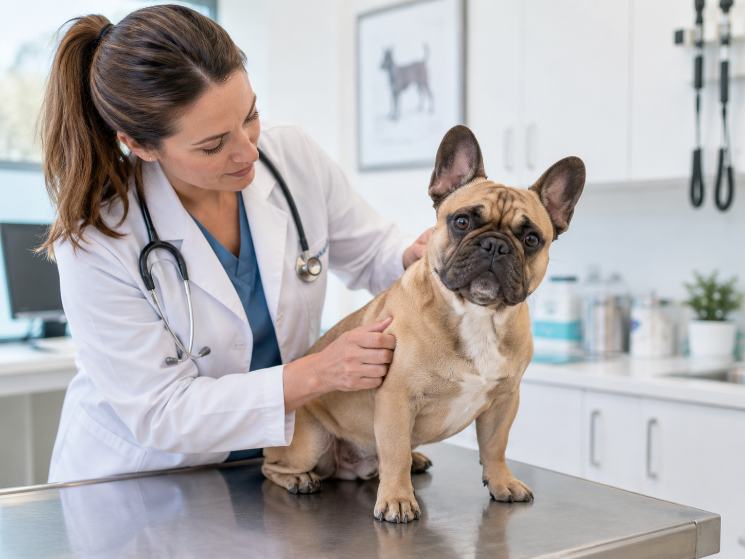 Allgemeiner Gesundheitscheck in einer Tierklinik