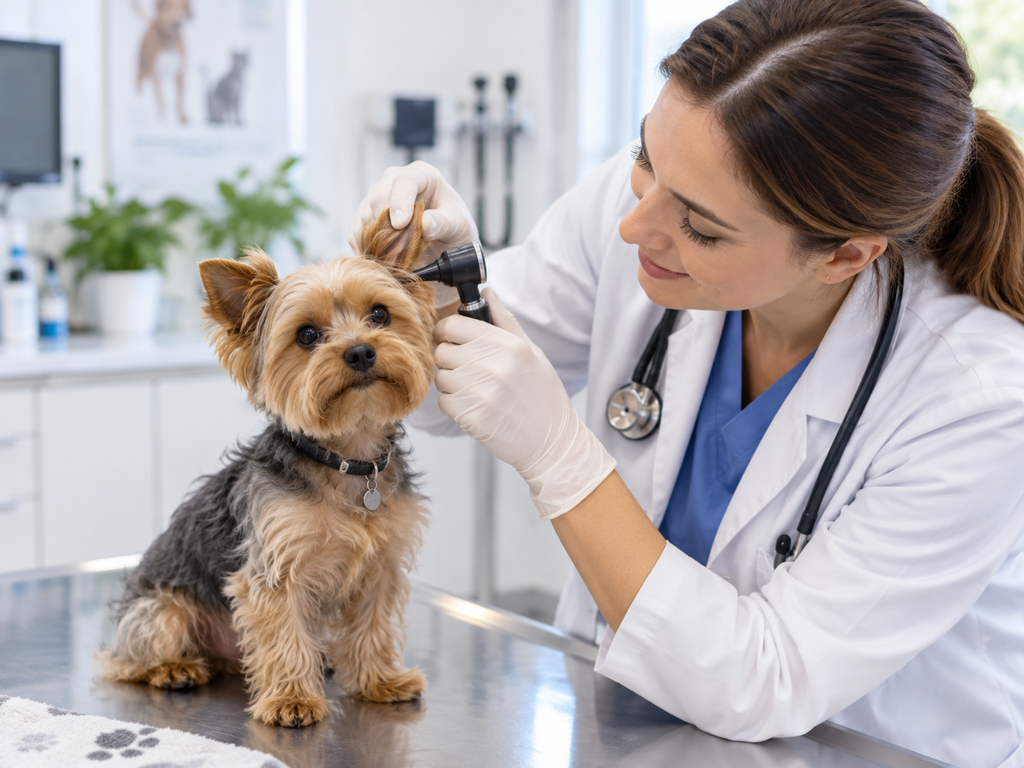 Allgemeiner Gesundheitscheck in einer Tierklinik