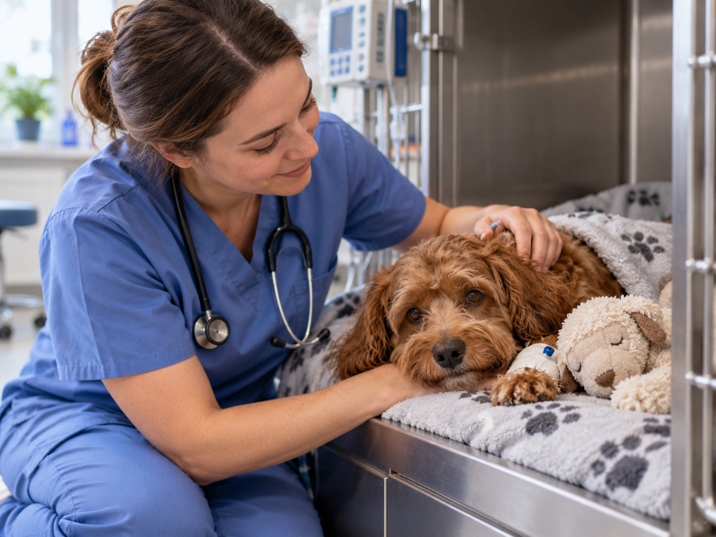 Allgemeiner Gesundheitscheck in einer Tierklinik