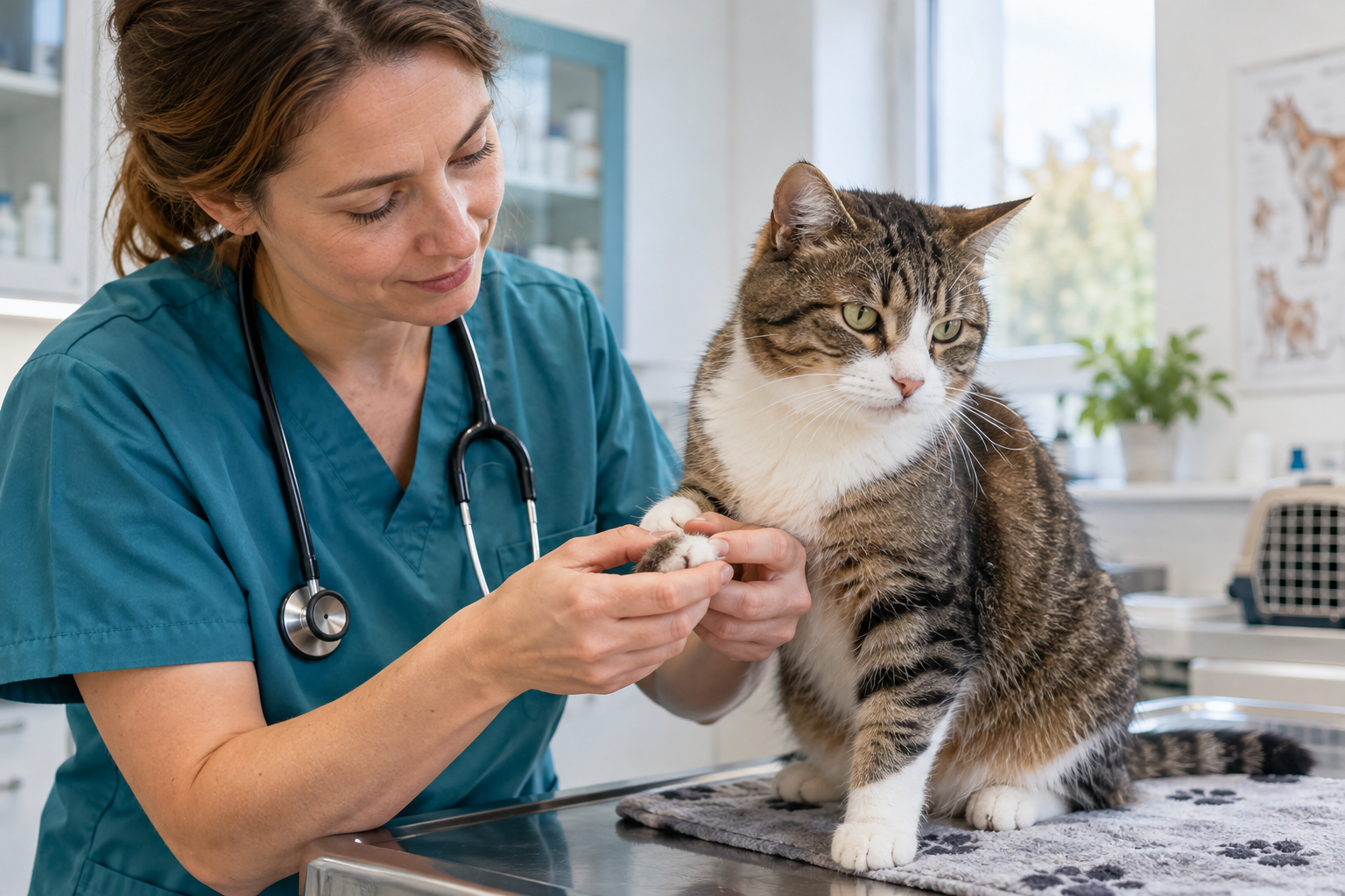 Arztbehandlung Katze